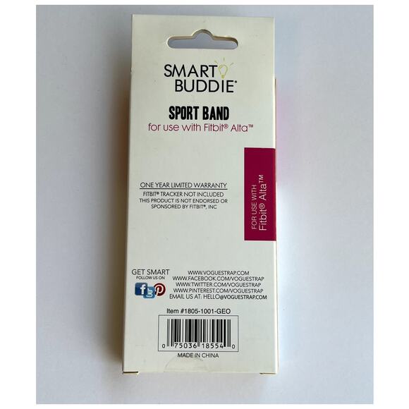 Smart Buddie Sport Band For Use With A Fitbit Alta - Picture 3 of 5